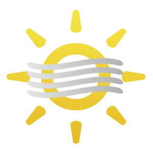Partly cloudy